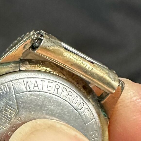 1957 St. Christopher Protect Us Benrus 10kt rolled Gold Watch - Selling As Is - Picture 11 of 13